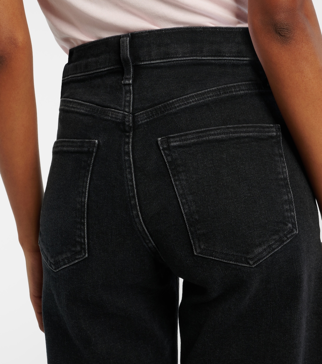 High-Rise Cropped Wide-Leg Jeans Ren | Agolde