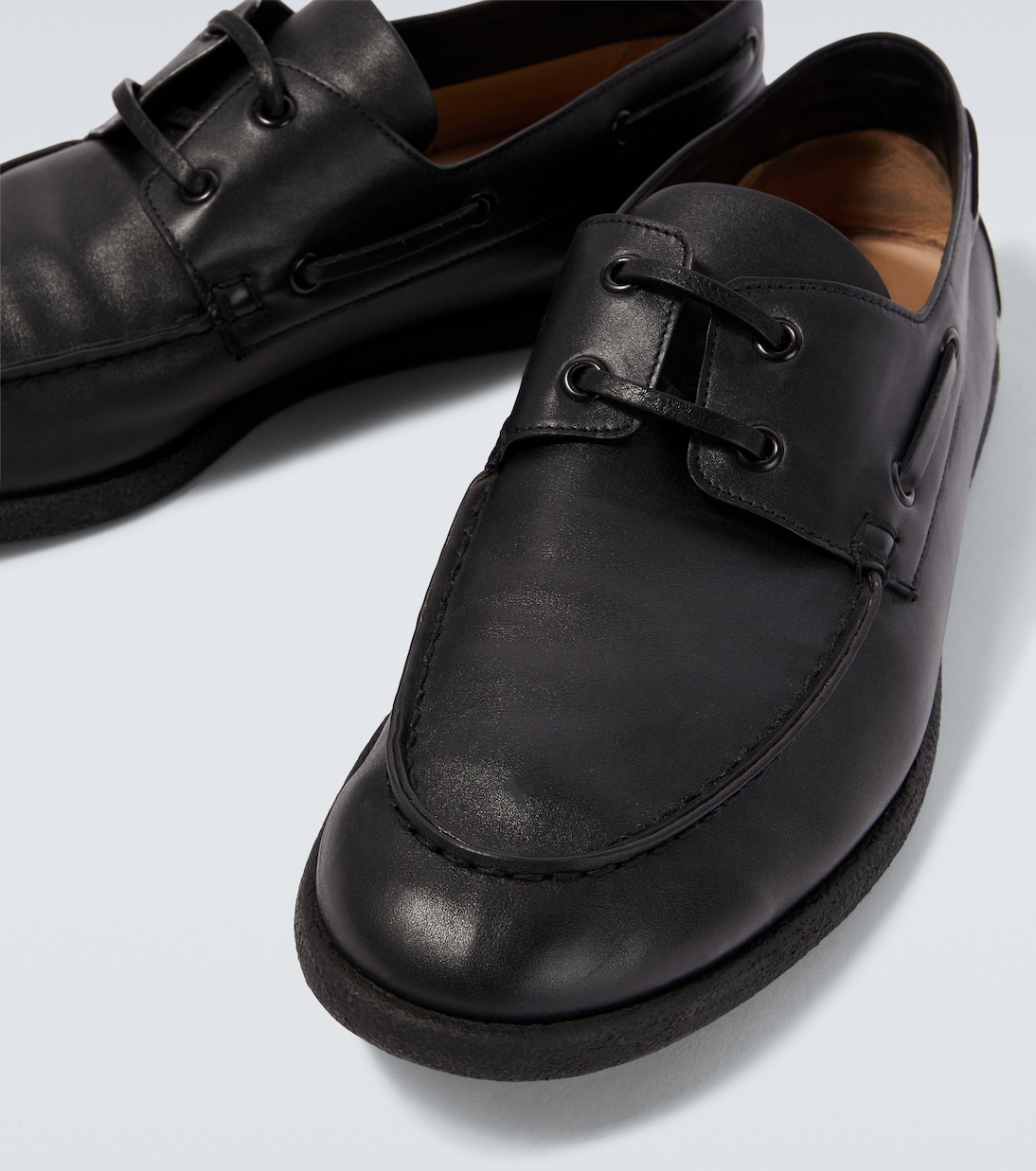 Novus leather boat shoes | The Row