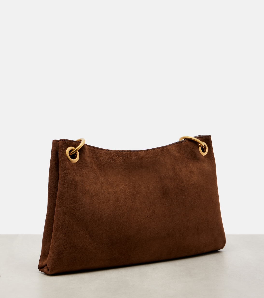 Schultertasche Etude Large aus Veloursleder | Prada