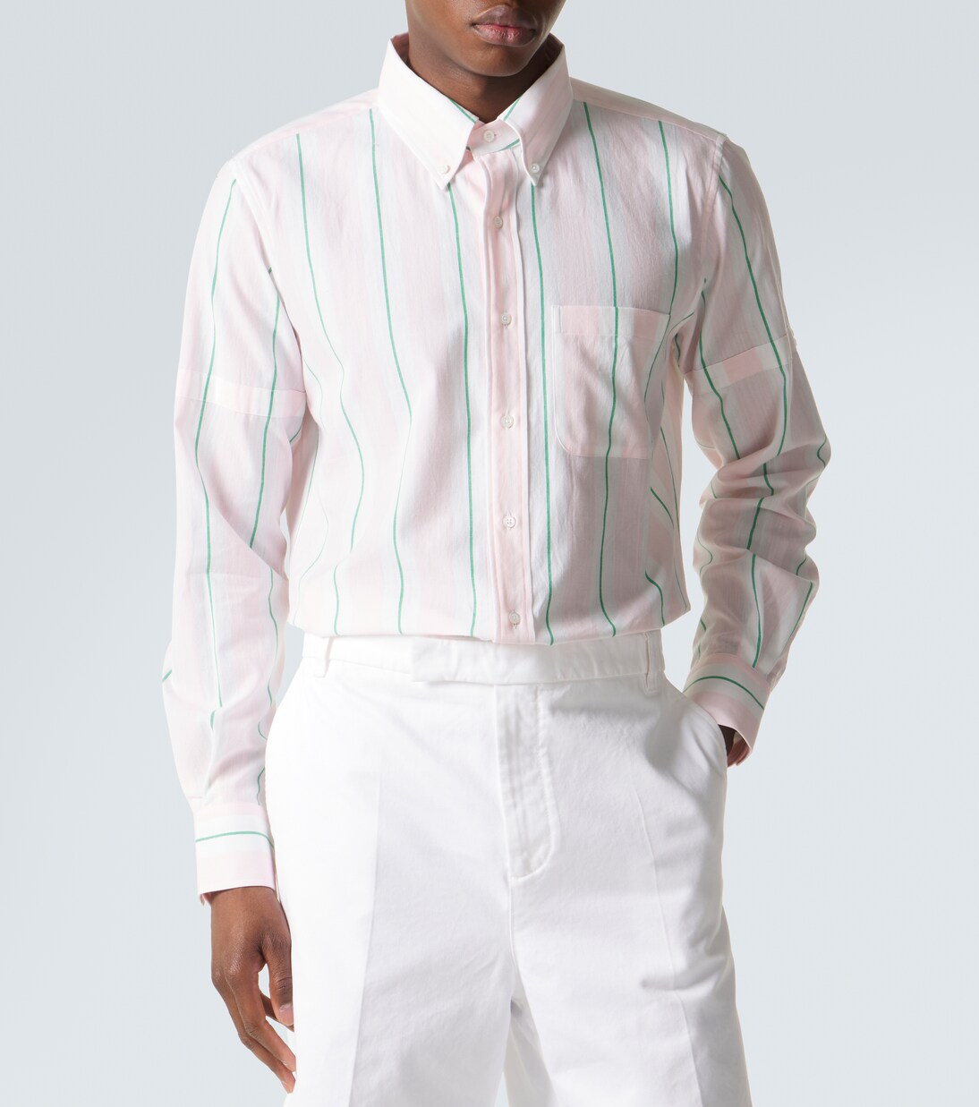 Striped cotton shirt | Thom Browne