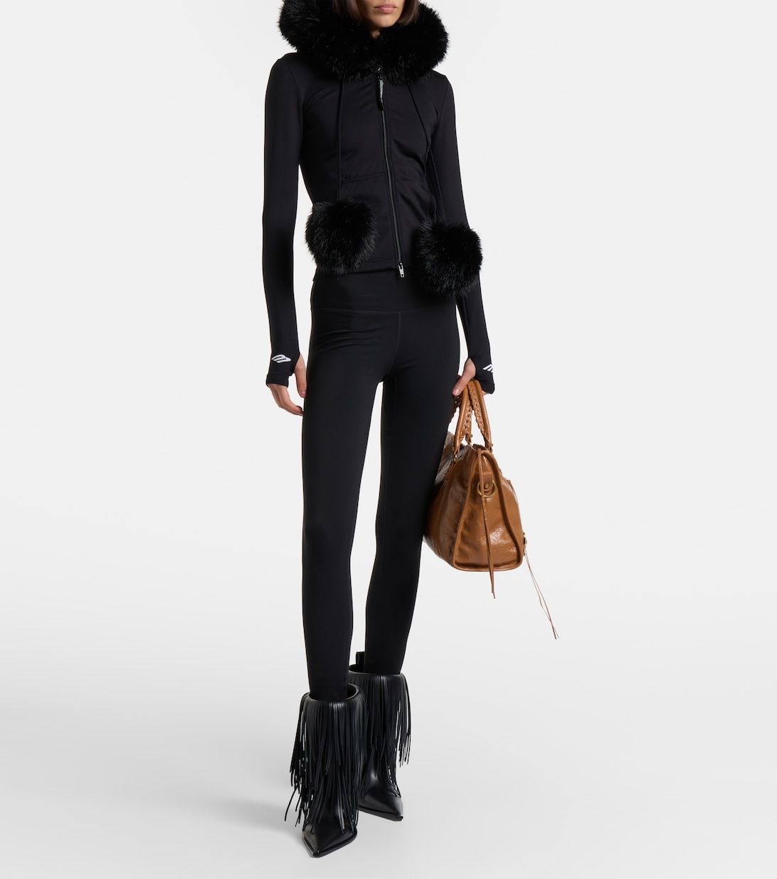 Bottines Avenue Fringe en cuir | Balenciaga