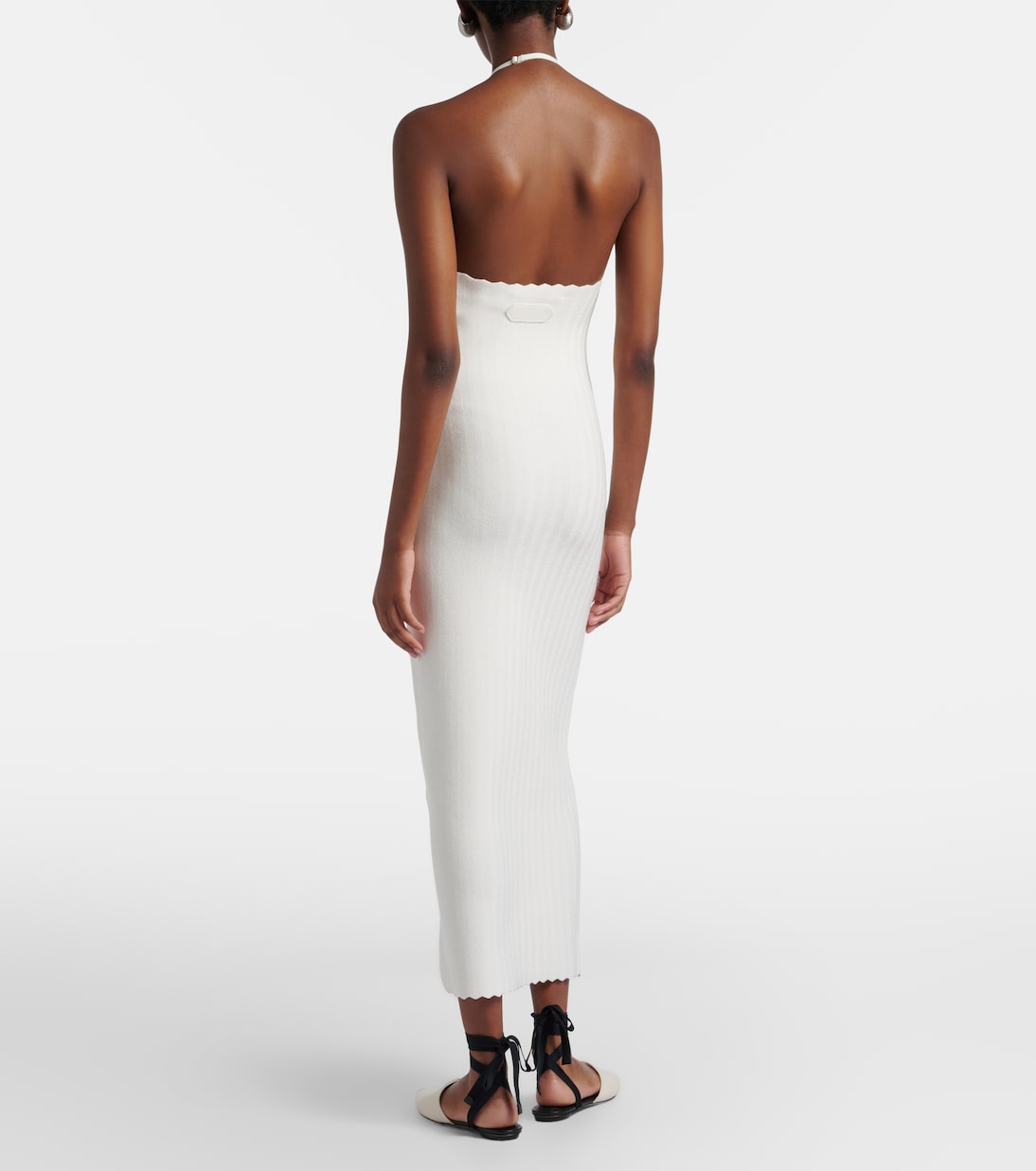 Robe midi Tablier en maille  | Jacquemus