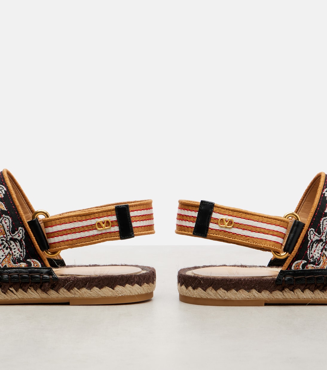 Bestickte Espadrille-Sandalen Bribri | Valentino Garavani