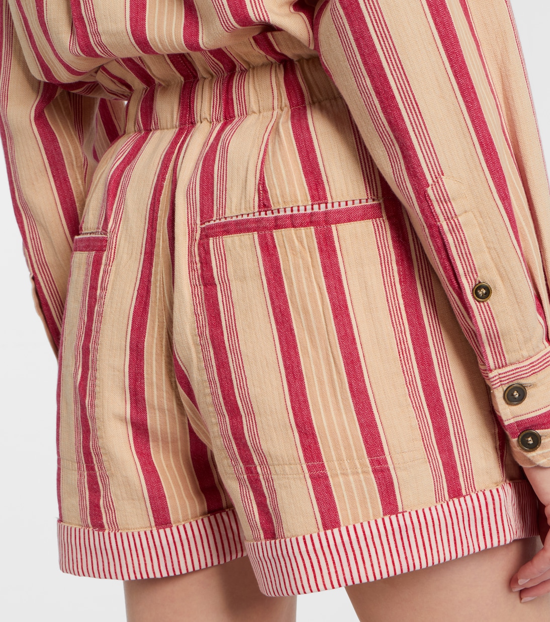 Nirma striped cotton shorts | Marant Etoile