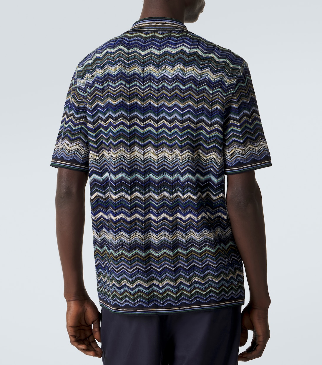 Zigzag cotton polo shirt | Missoni