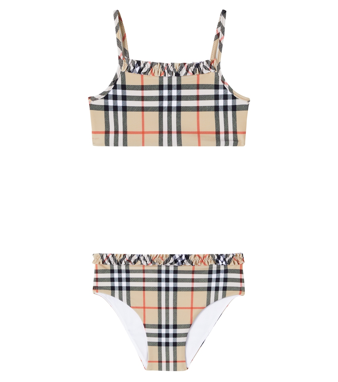 Bikini Burberry Check con volant | Burberry Kids