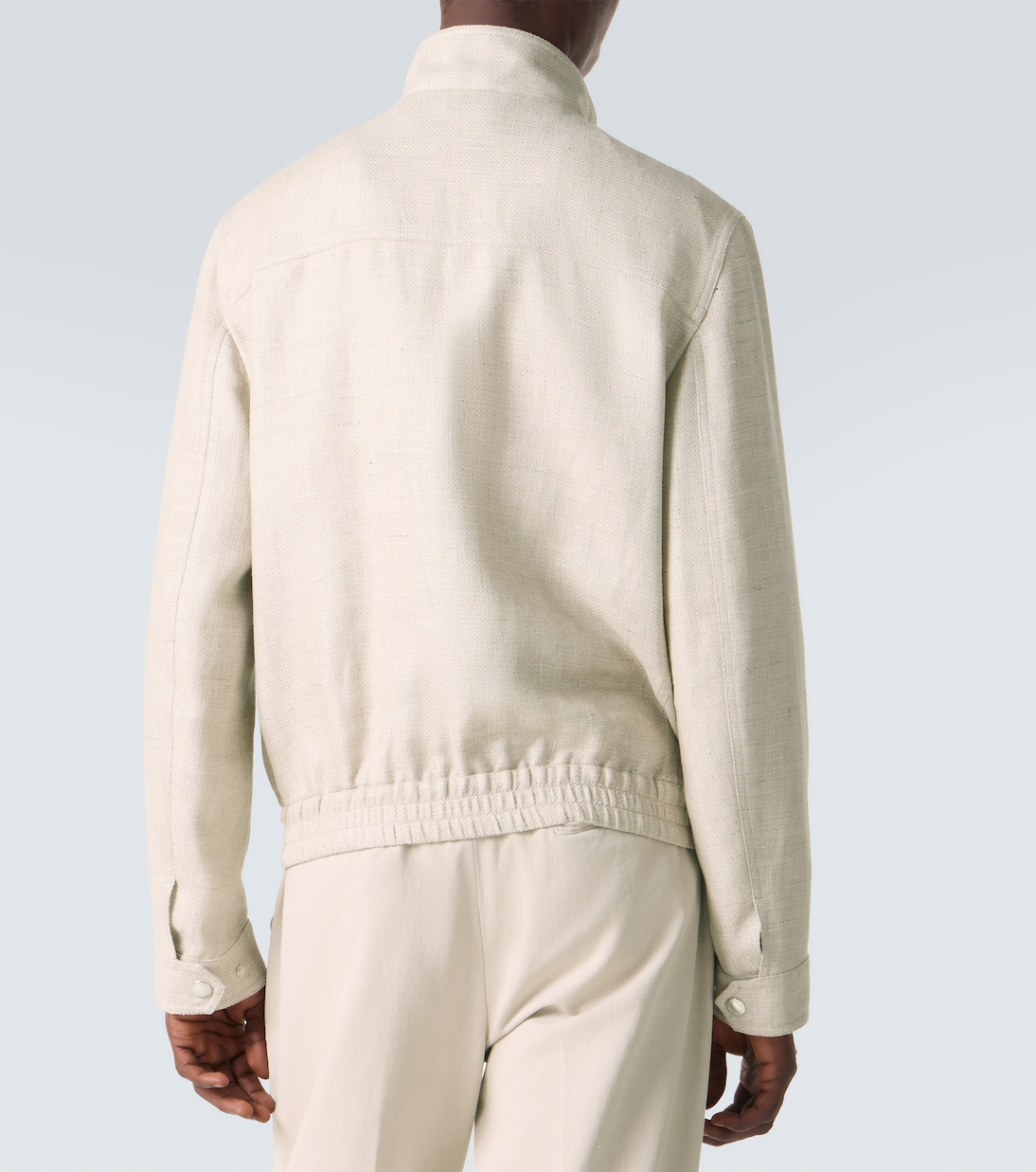 Jacke aus Seide, Leinen und Wolle | Brunello Cucinelli