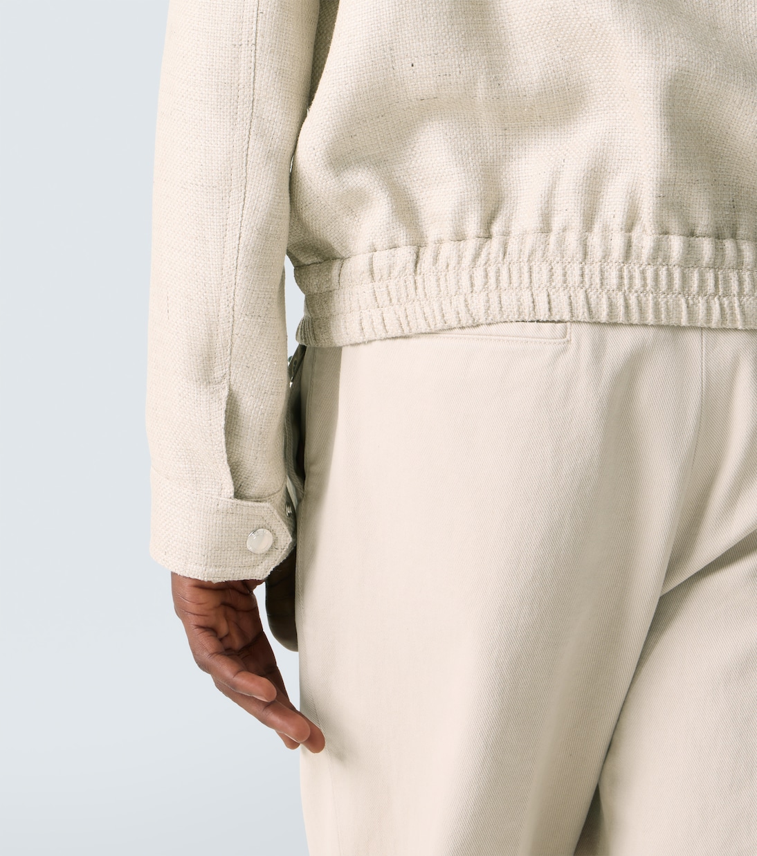 Jacke aus Seide, Leinen und Wolle | Brunello Cucinelli