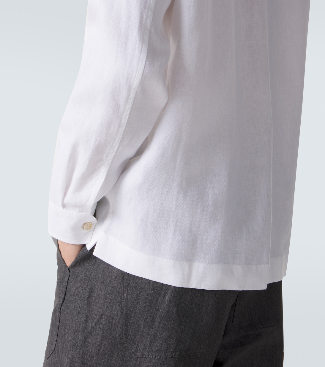 Hemd aus Hanf, Leinen und Baumwolle | Brunello Cucinelli