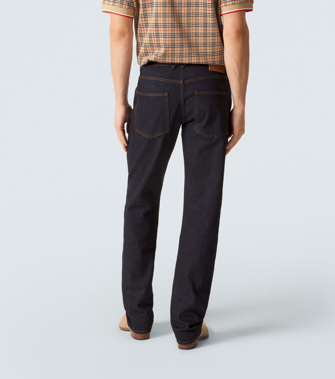 Mid-rise straight-leg jeans | Burberry