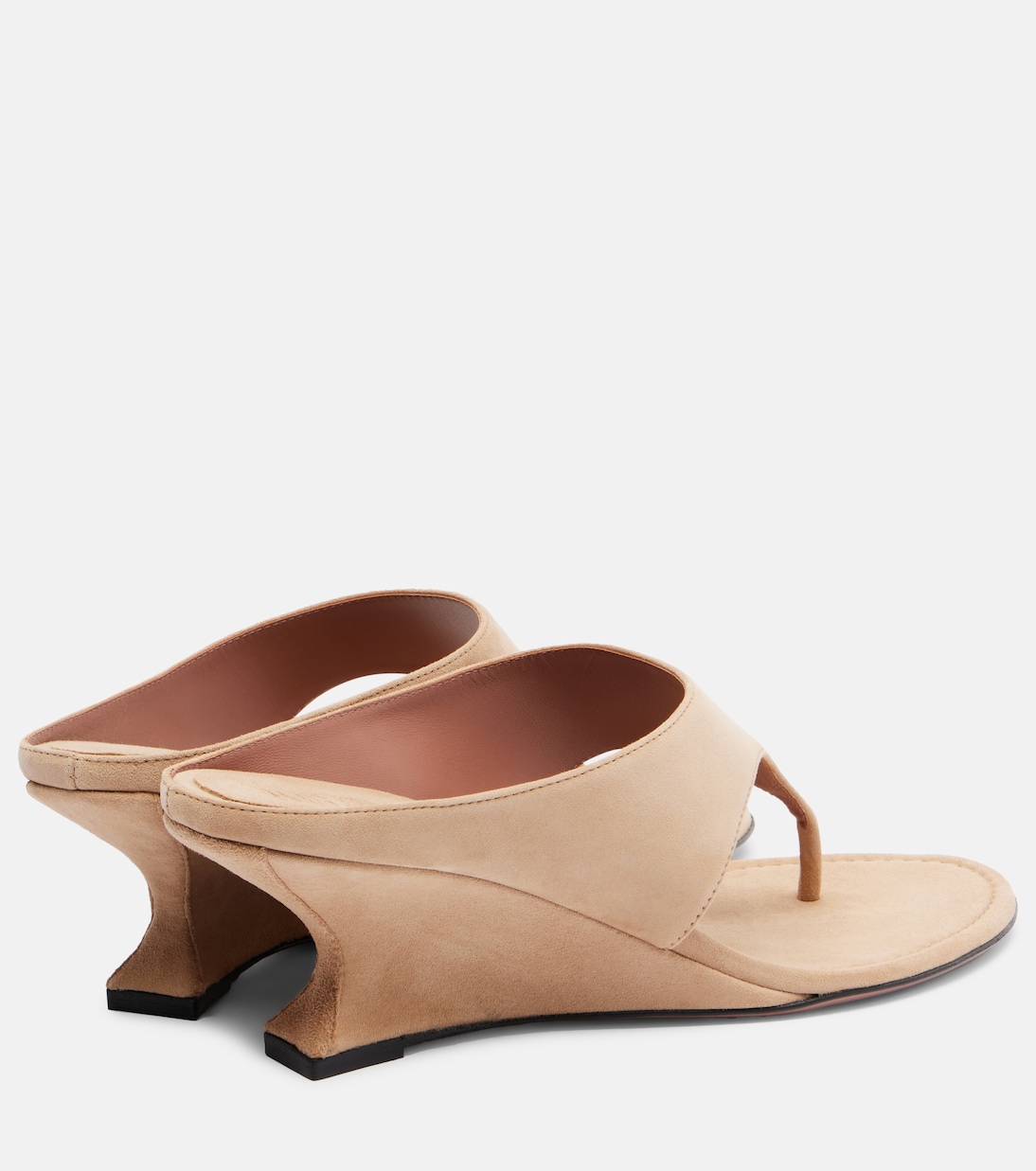 Nina suede thong sandals | Paris Texas