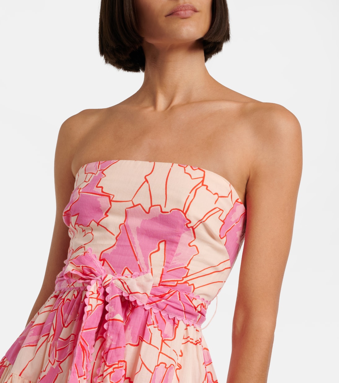 Christine printed cotton minidress | Poupette St Barth