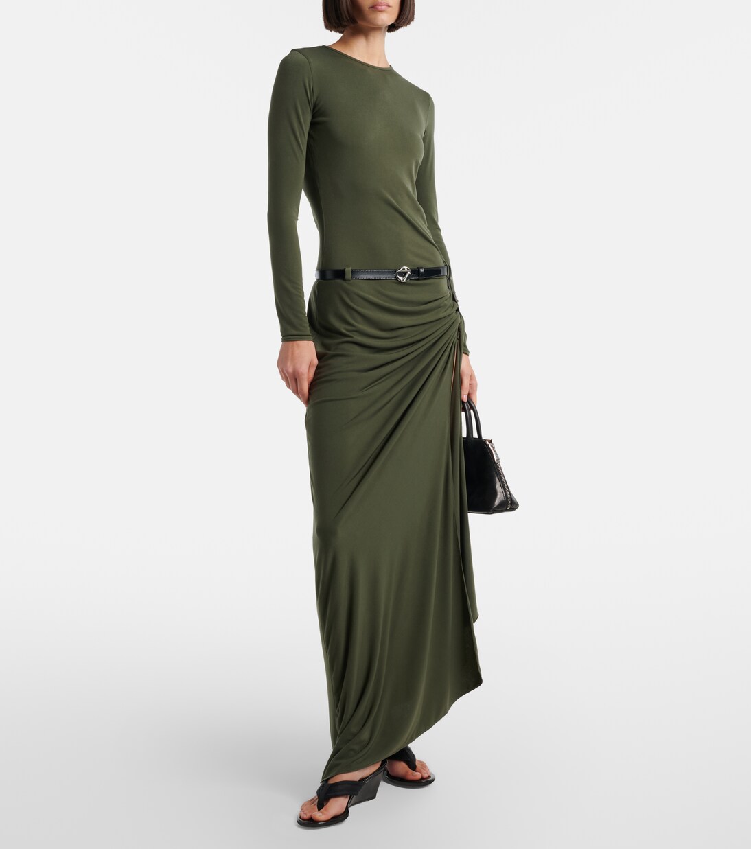 Logo wedge thong sandals | Coperni