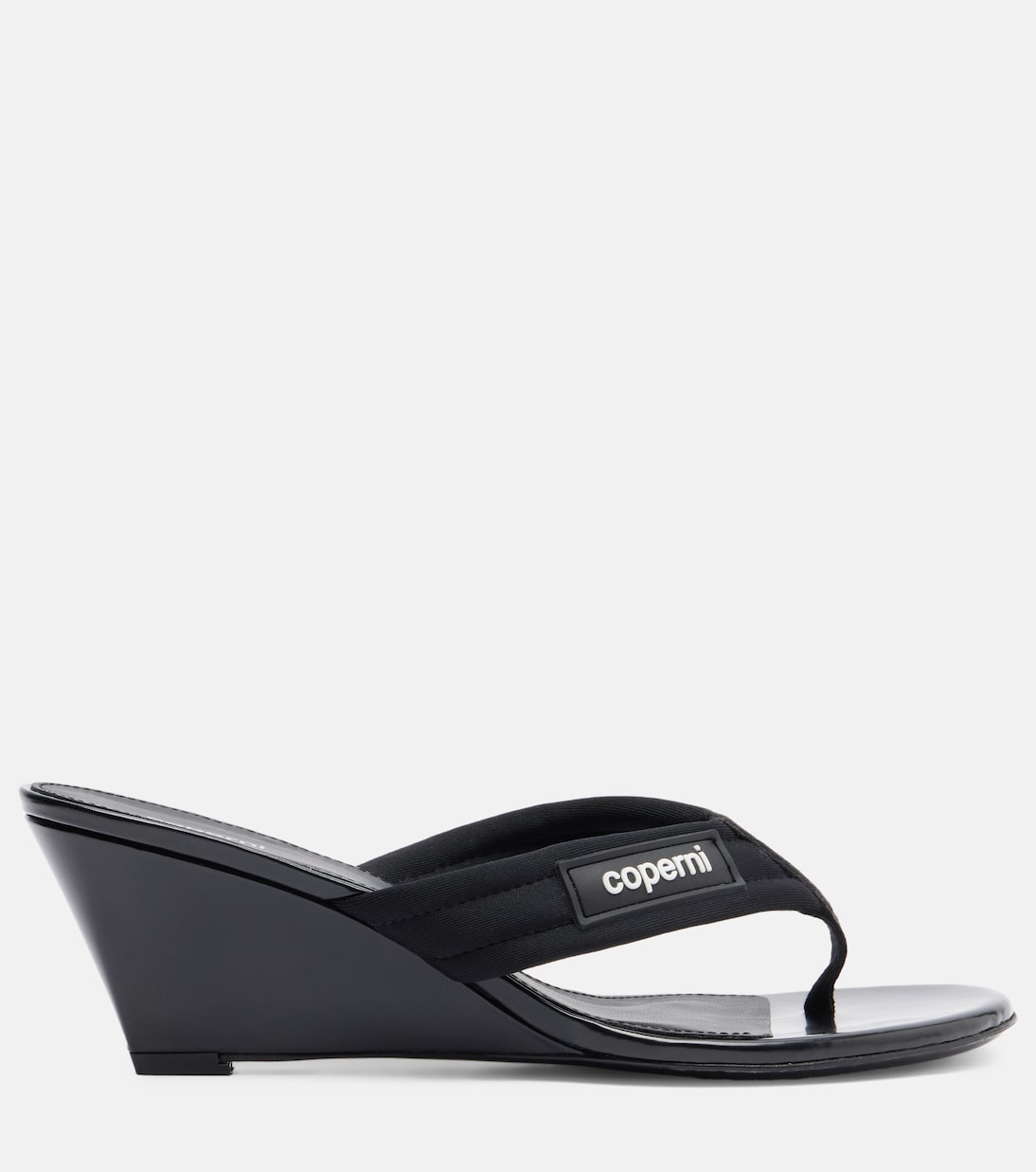Logo wedge thong sandals | Coperni