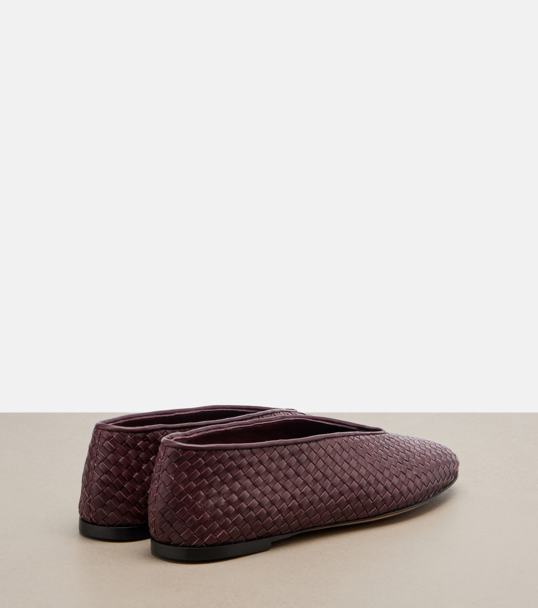 Ballerine Rosa in pelle  | Bottega Veneta