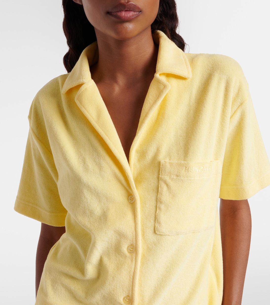 Resort cotton terry shirt | Hunza G