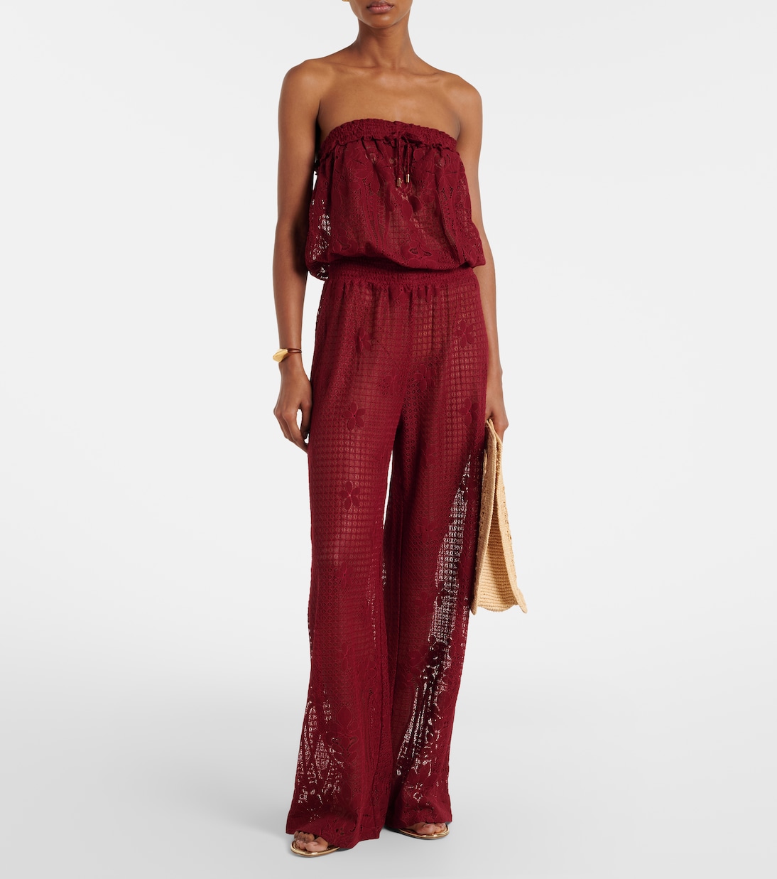 Mono Viv de mezcla de algodón y encaje | Melissa Odabash