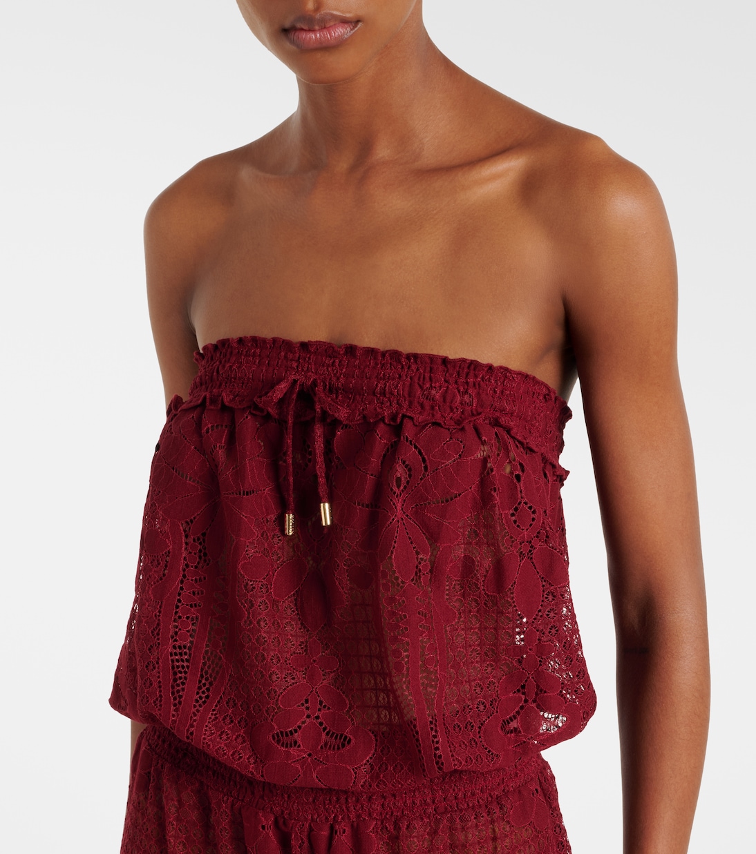 Mono Viv de mezcla de algodón y encaje | Melissa Odabash