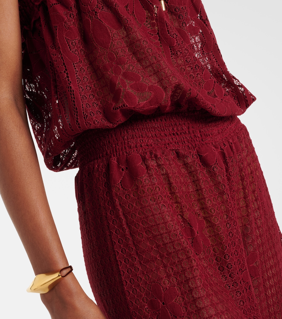 Mono Viv de mezcla de algodón y encaje | Melissa Odabash