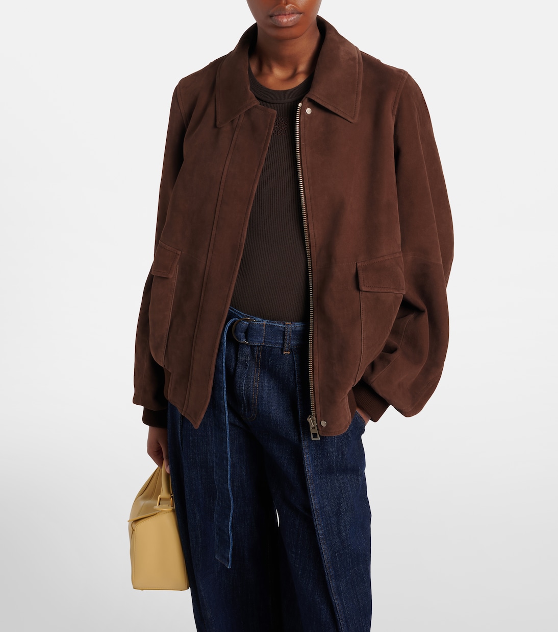 Veste blouson en daim | Loewe
