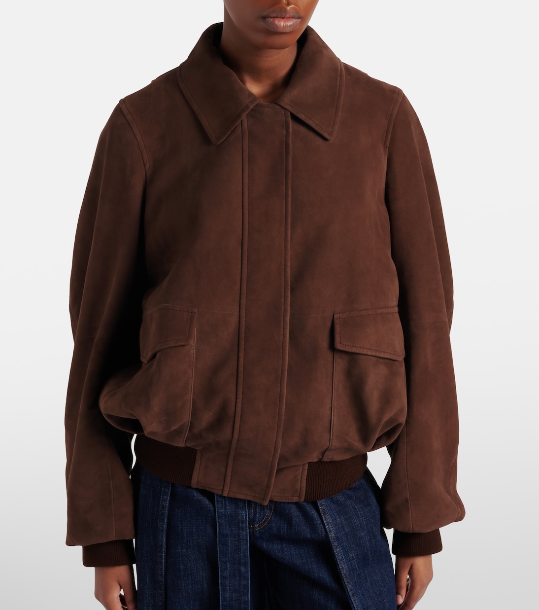 Veste blouson en daim | Loewe