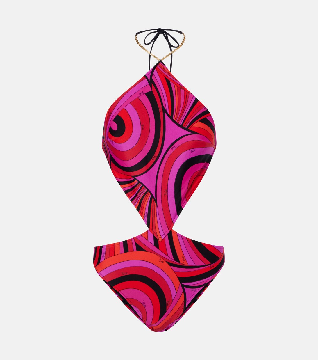 Iride cutout swimsuit | Pucci