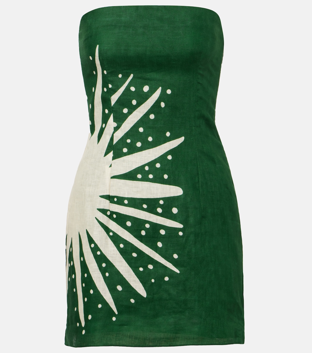 Robe Carla en lin imprimé | Cala de la Cruz