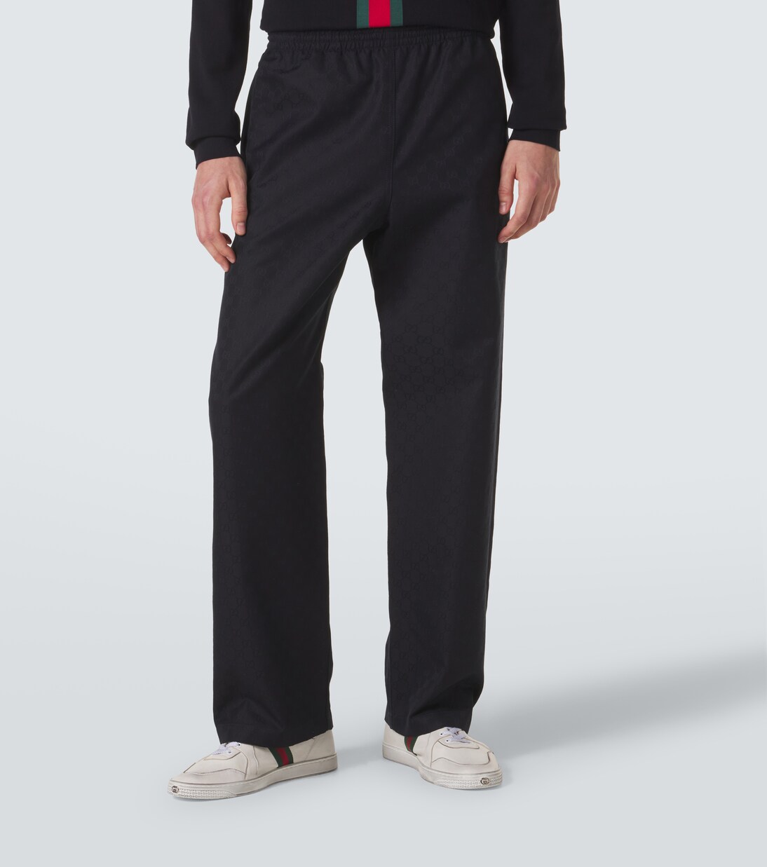 GG canvas straight-leg pants | Gucci