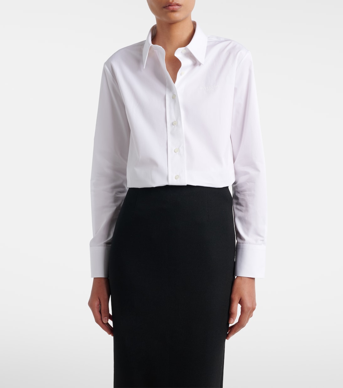 Chemise en popeline de coton | Givenchy