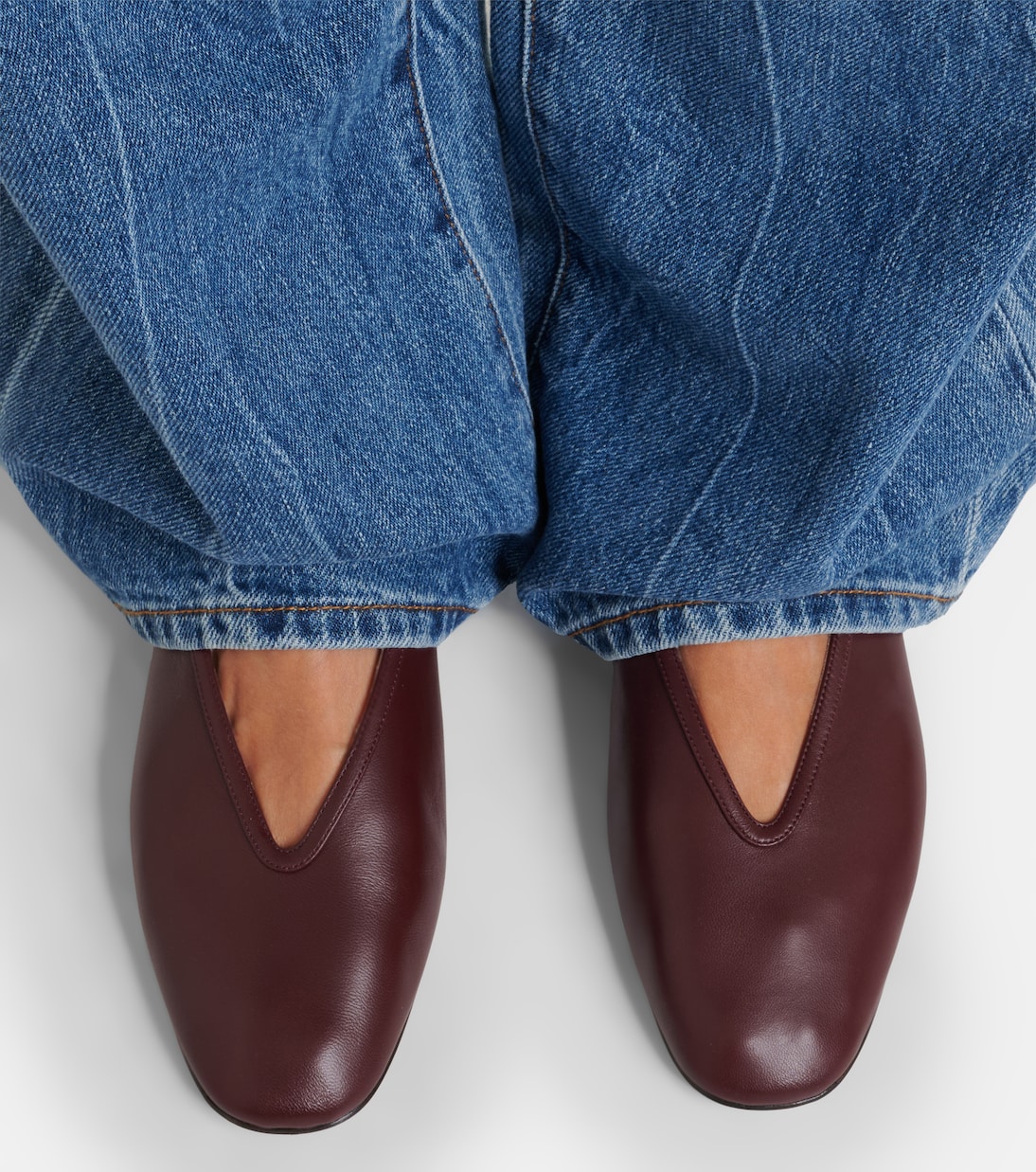 Luna leather ballet flats | Le Monde Béryl