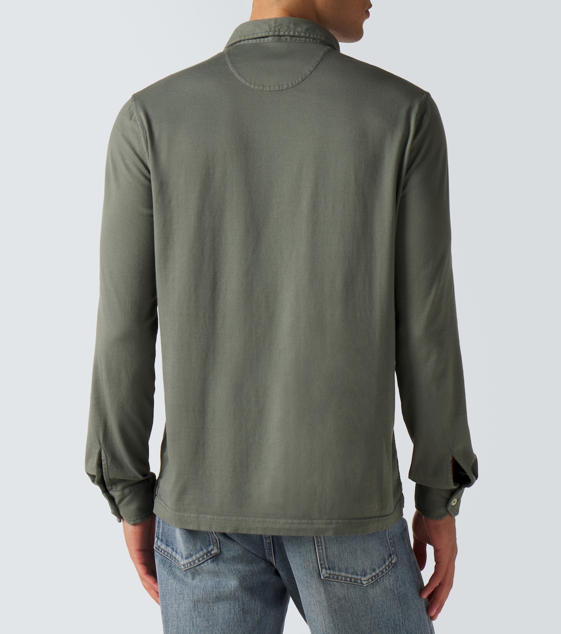 Cotton piqué polo shirt | Fedeli