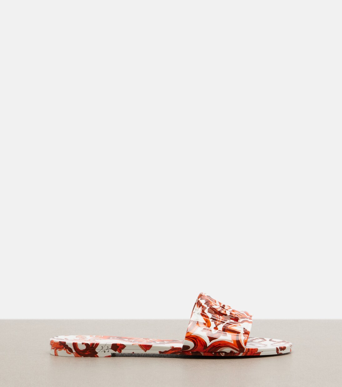 Majolica DG rubber slides | Dolce&Gabbana