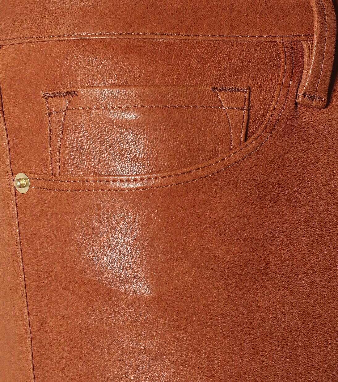 Hose Le Crop Mini Boot aus Leder | Frame