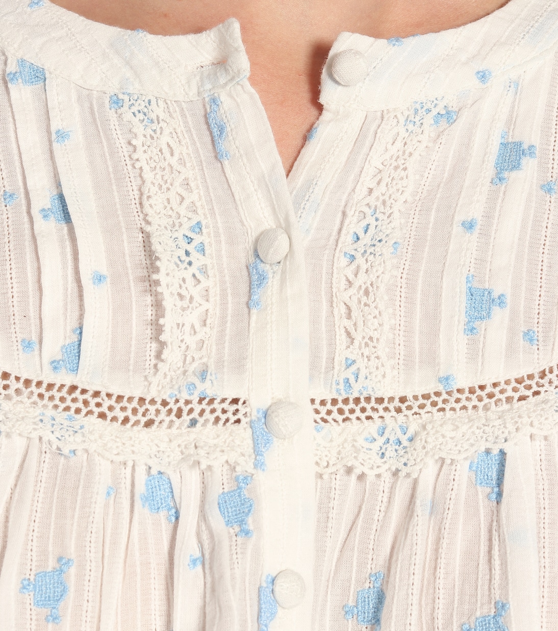 Bluse Dionne aus Baumwolle | LoveShackFancy