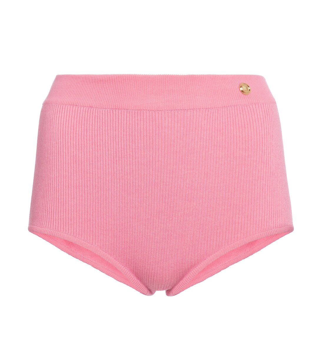 High-Rise Shorts aus Strick | Balmain