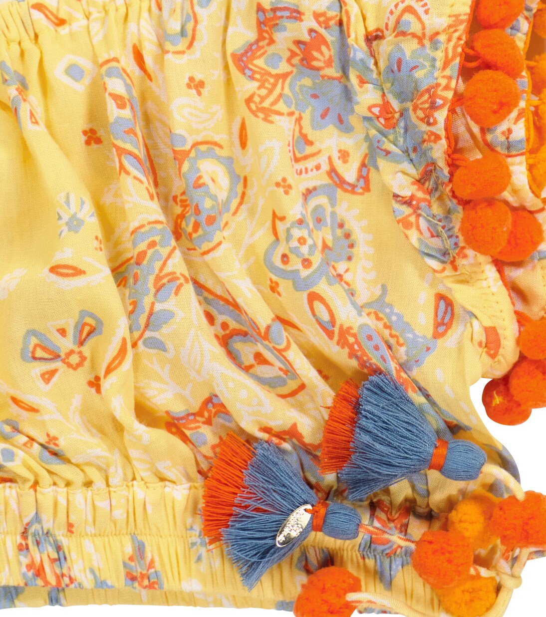 Kaia printed crop top | Poupette St Barth Kids