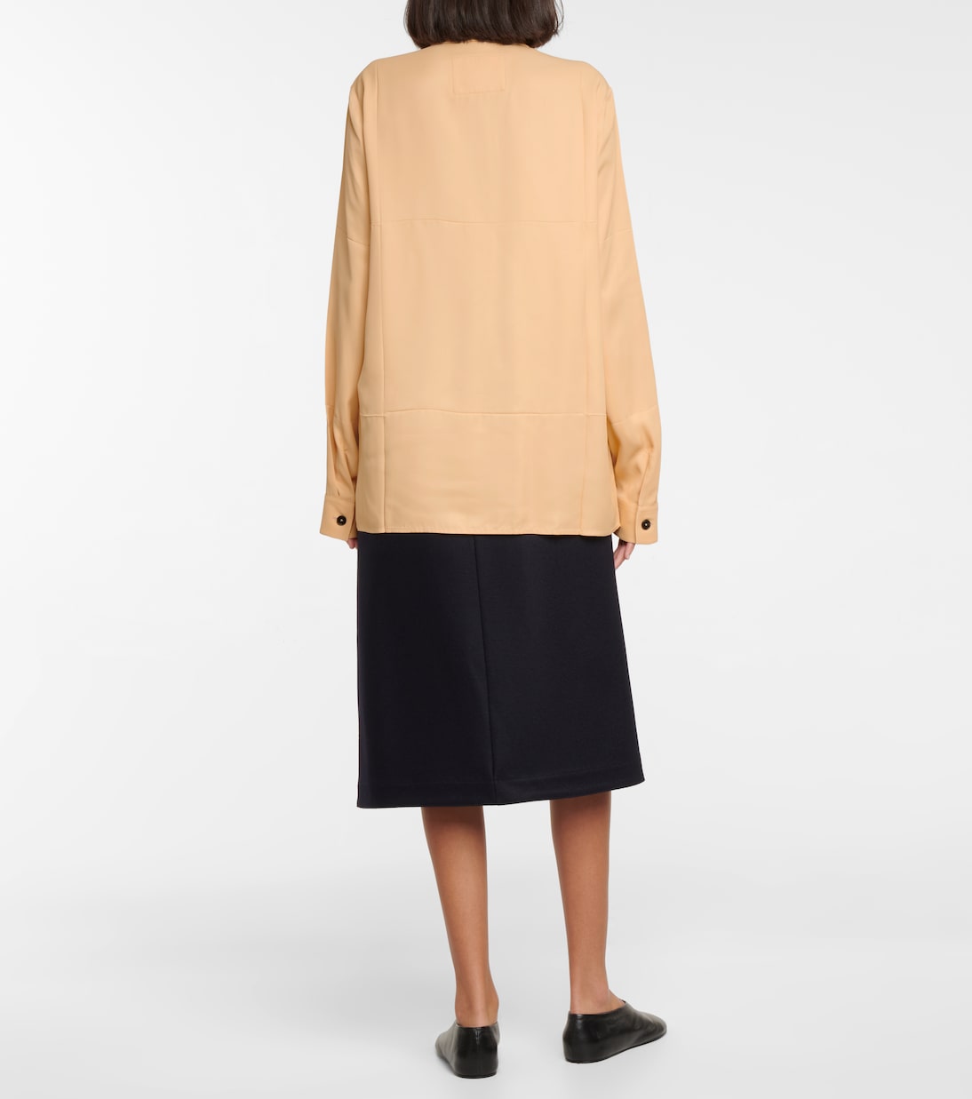 Hemd aus Crêpe | Jil Sander