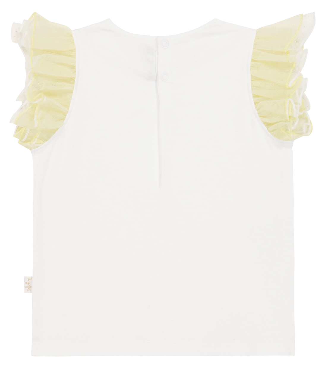 Baby cotton and tulle T-shirt | Il Gufo