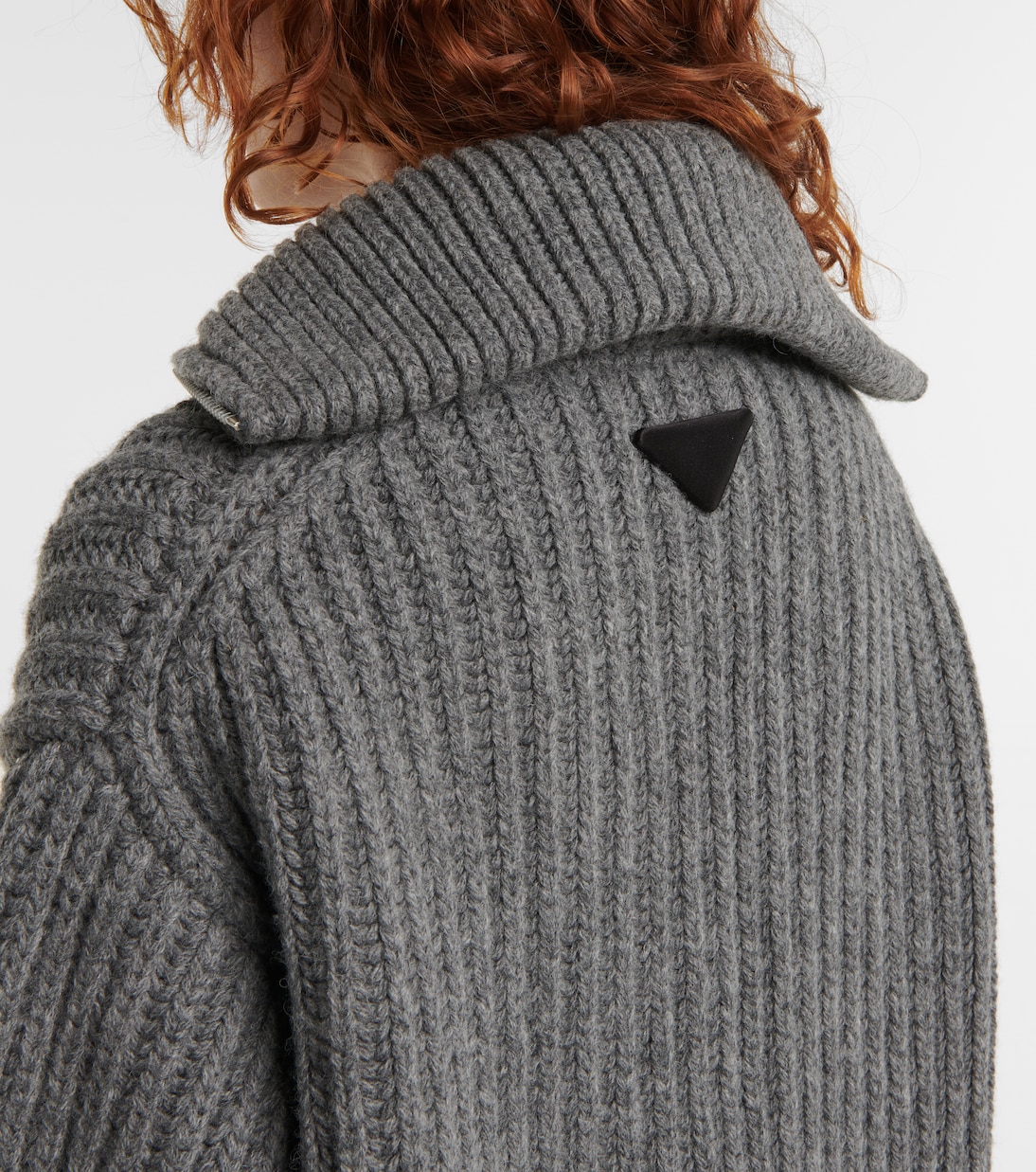 Ribbed-knit zipped cardigan | Prada