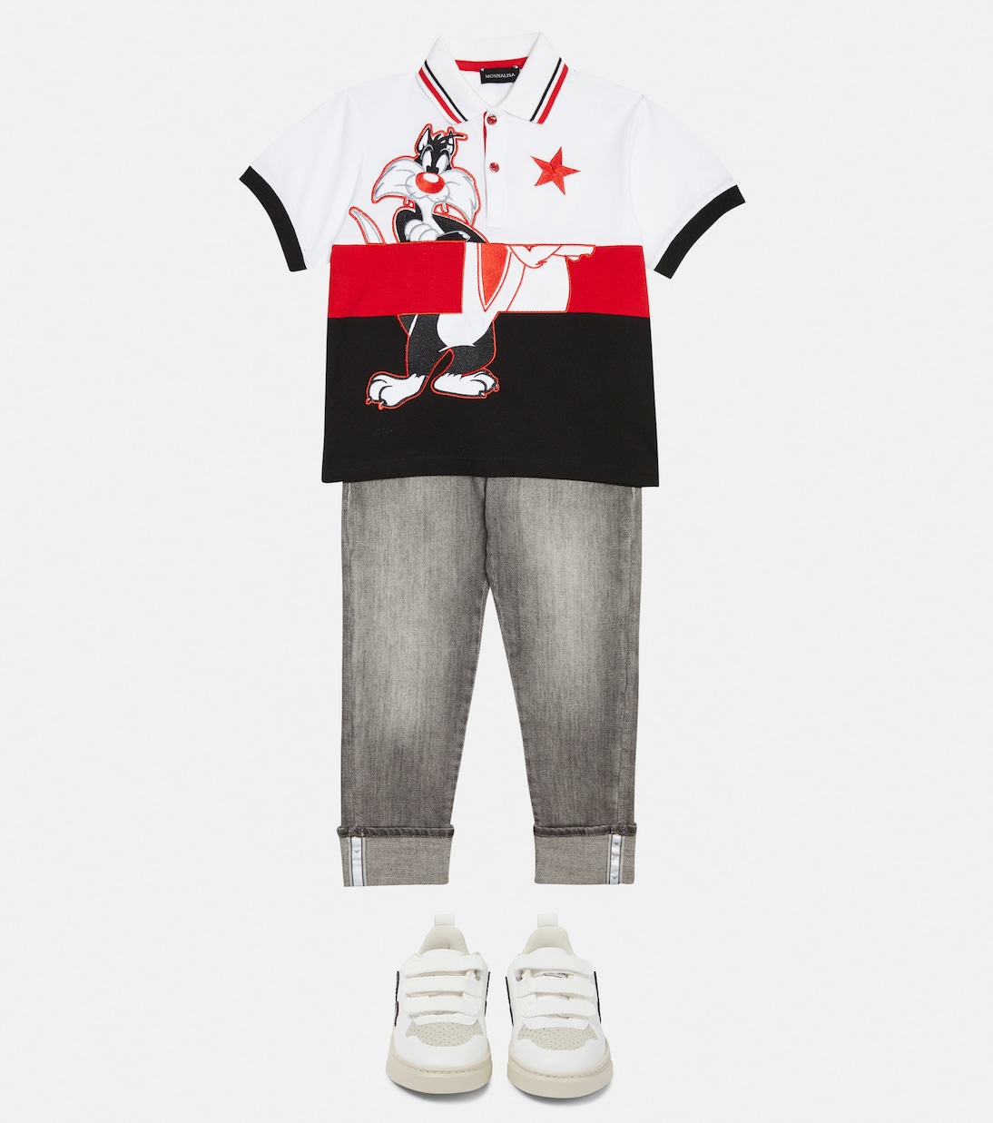 Polohemd aus Baumwoll-Piqué | Monnalisa