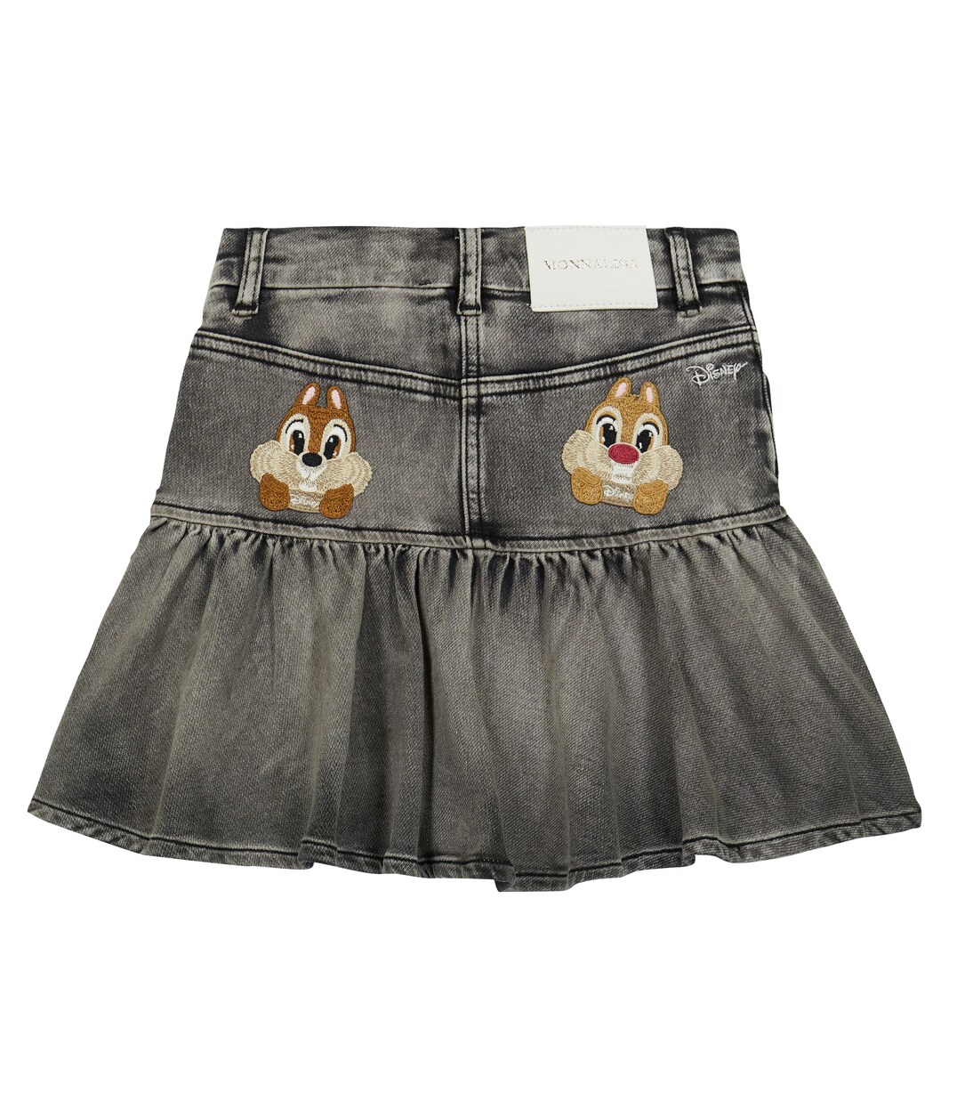 x Disney® – Jupe brodée en jean | Monnalisa