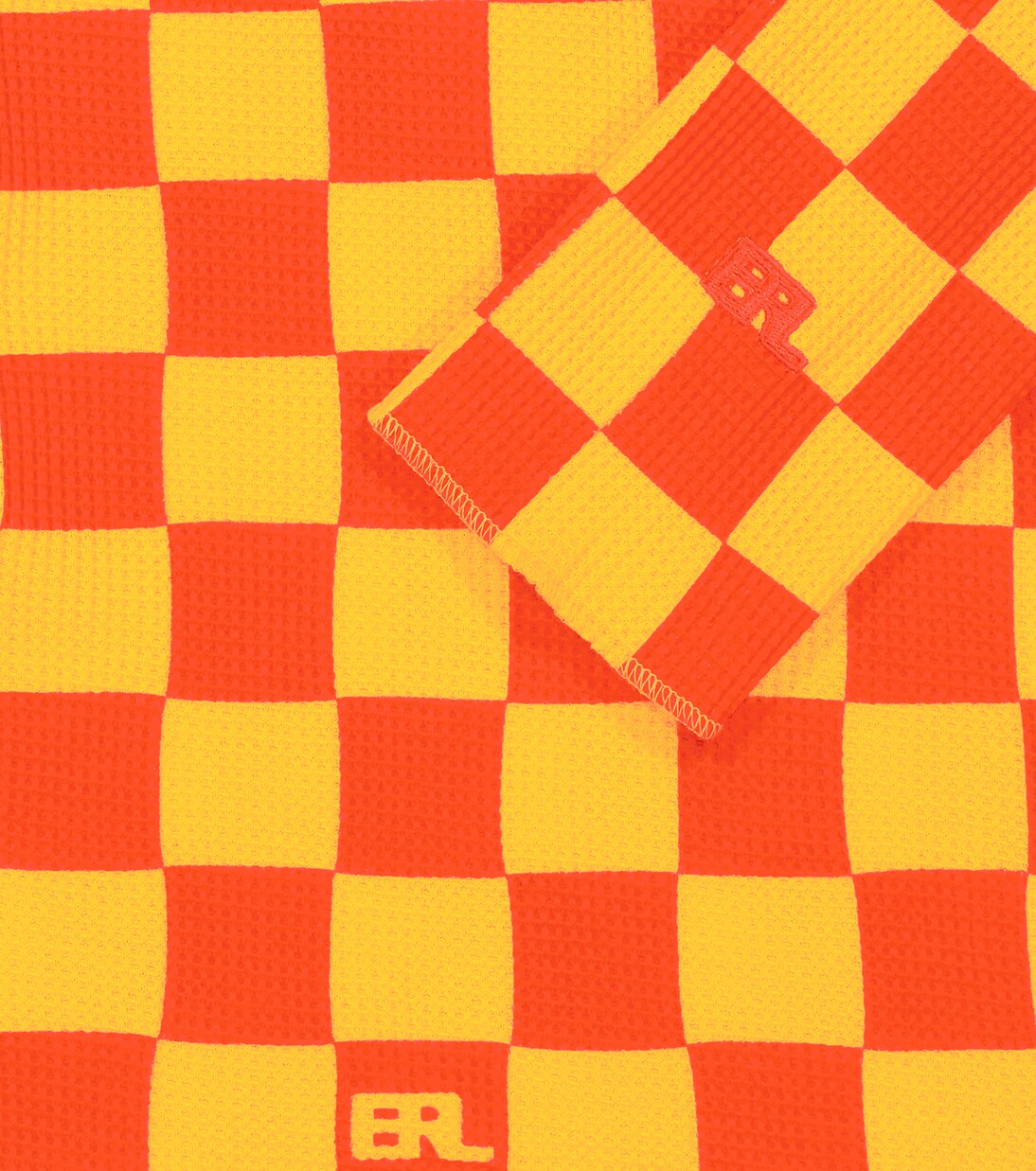 Checked cotton T-shirt | ERL Kids