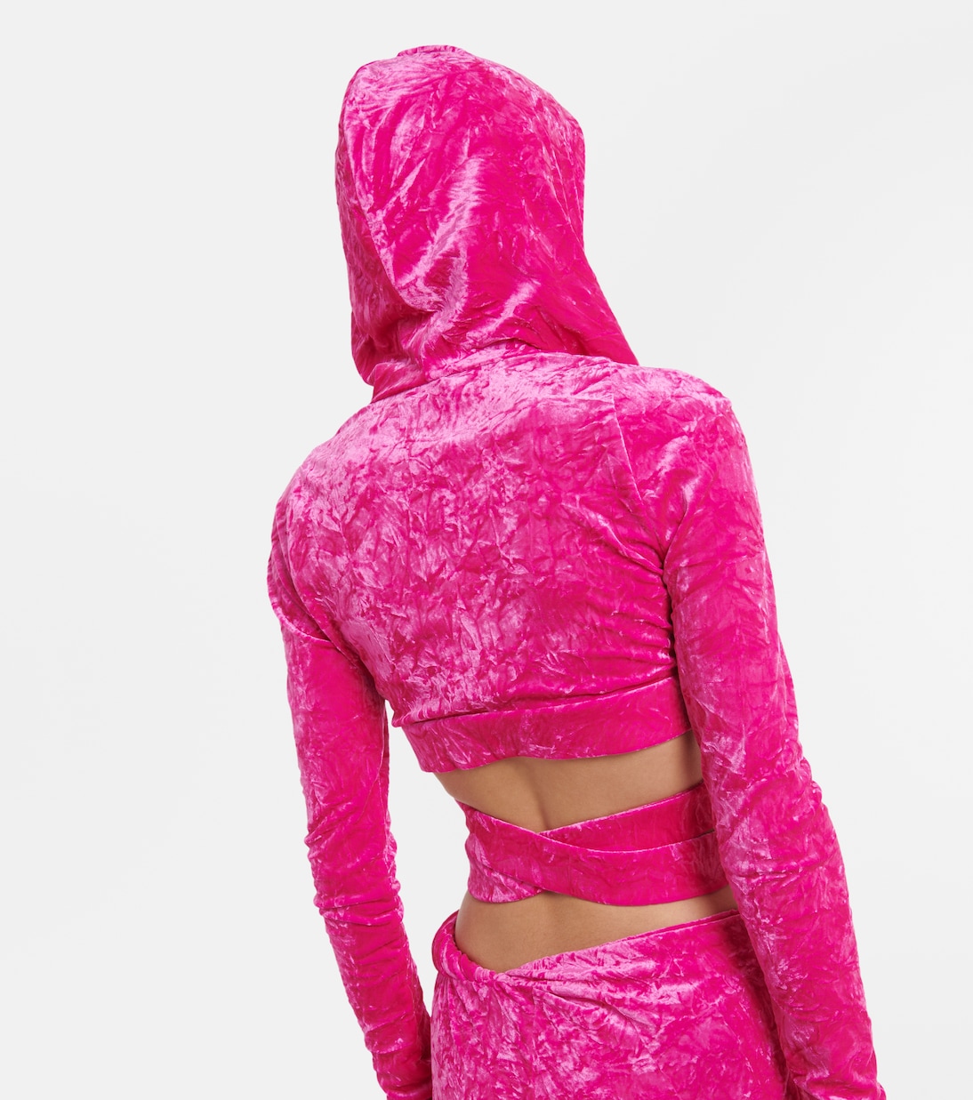 Medusa Biggie velvet hoodie | Versace