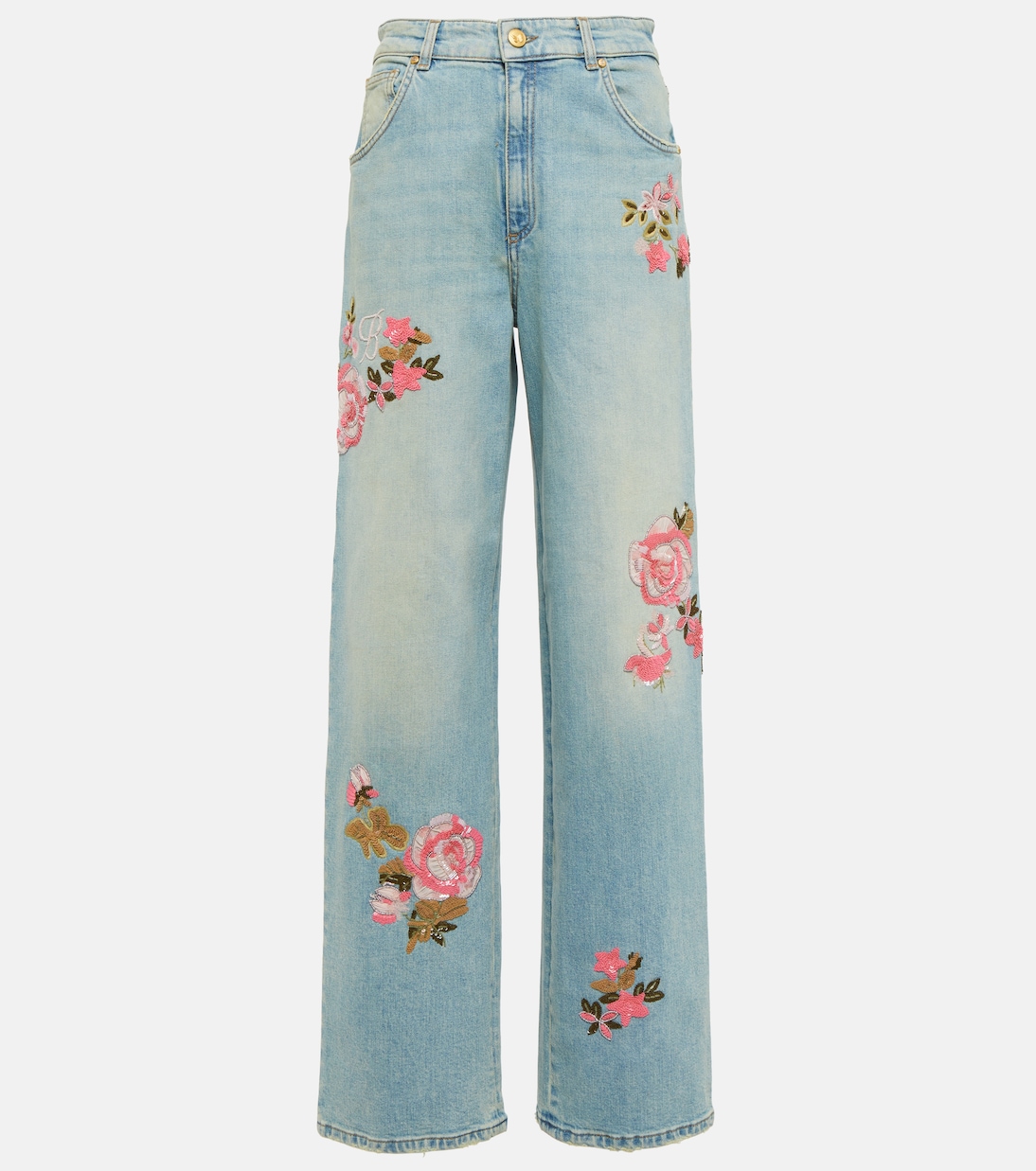 High-Rise Straight Jeans | Blumarine