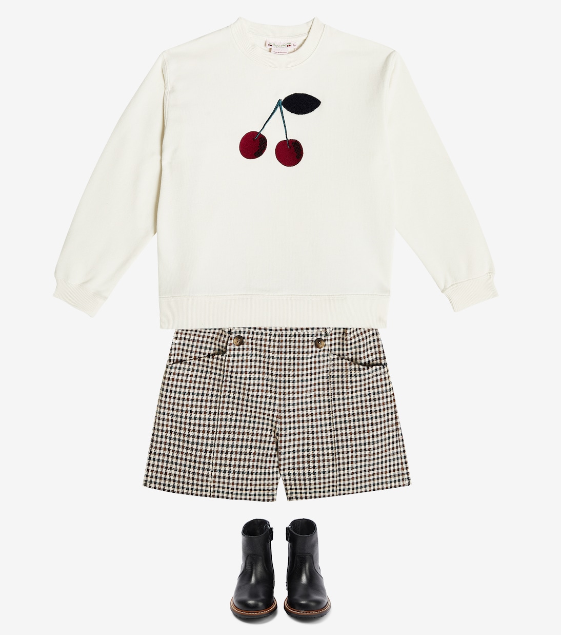 Anumati intarsia-knit cotton sweater | Bonpoint