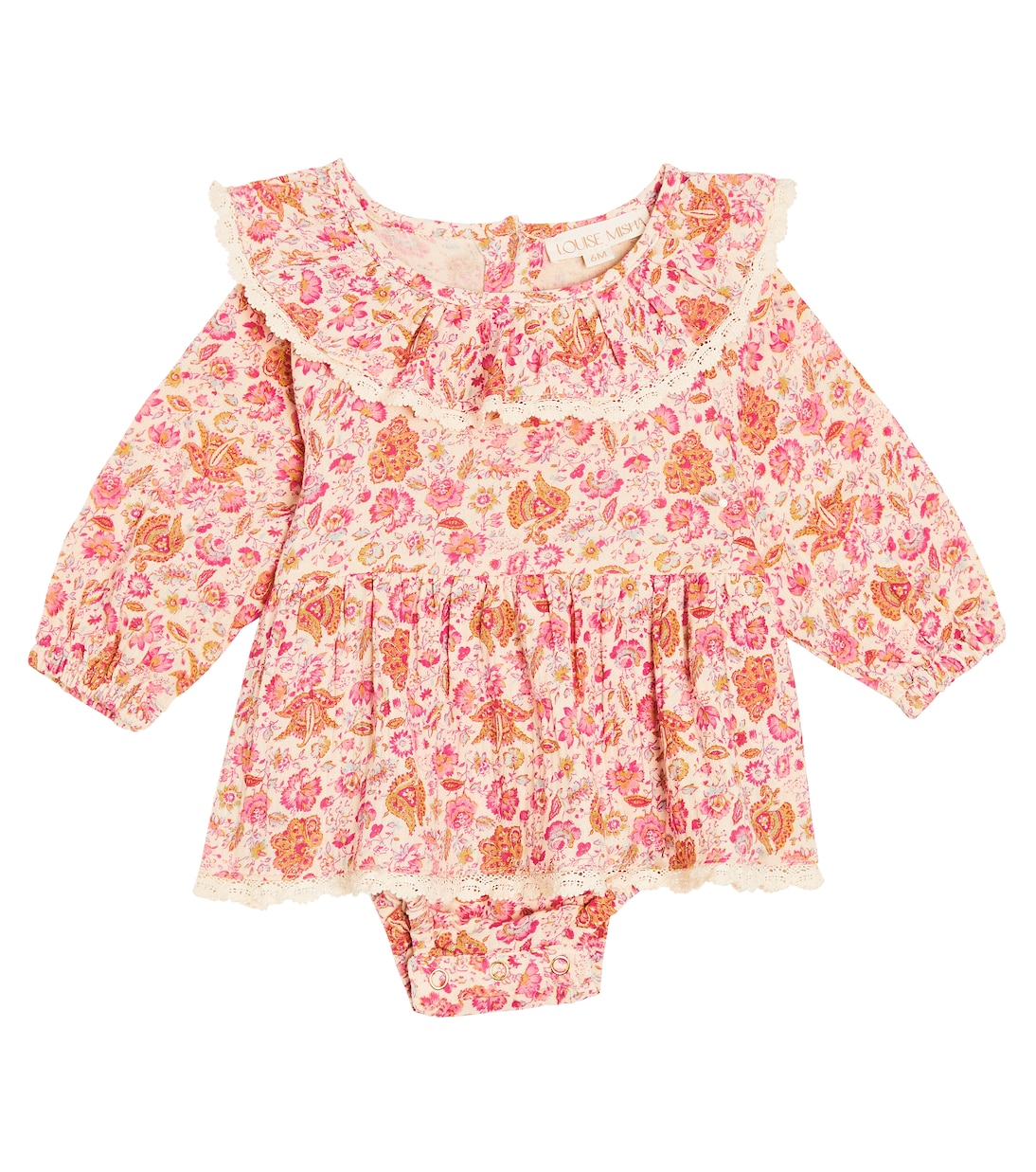 Bébé – Combi-short India en coton à fleurs | Louise Misha