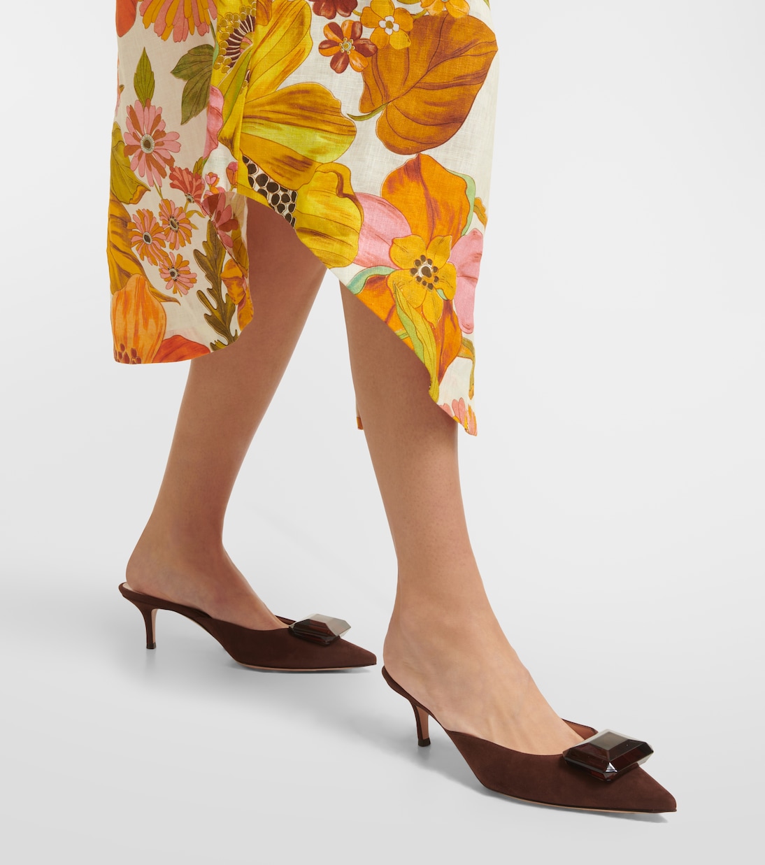 Jaipur suede mules | Gianvito Rossi