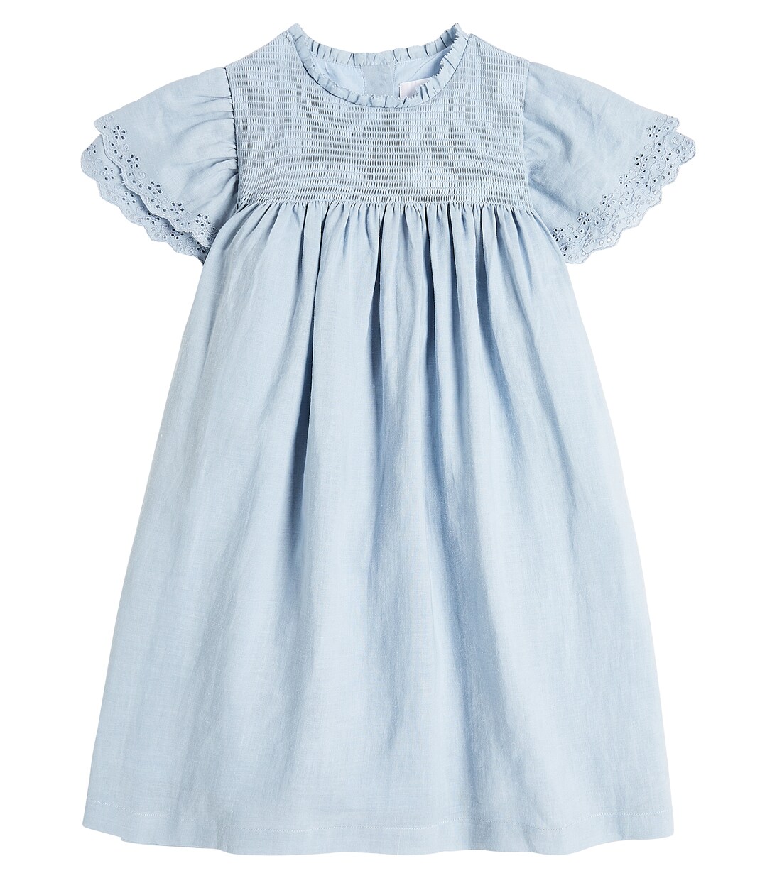 Vanya ruffled ramie dress | C'era Una Volta