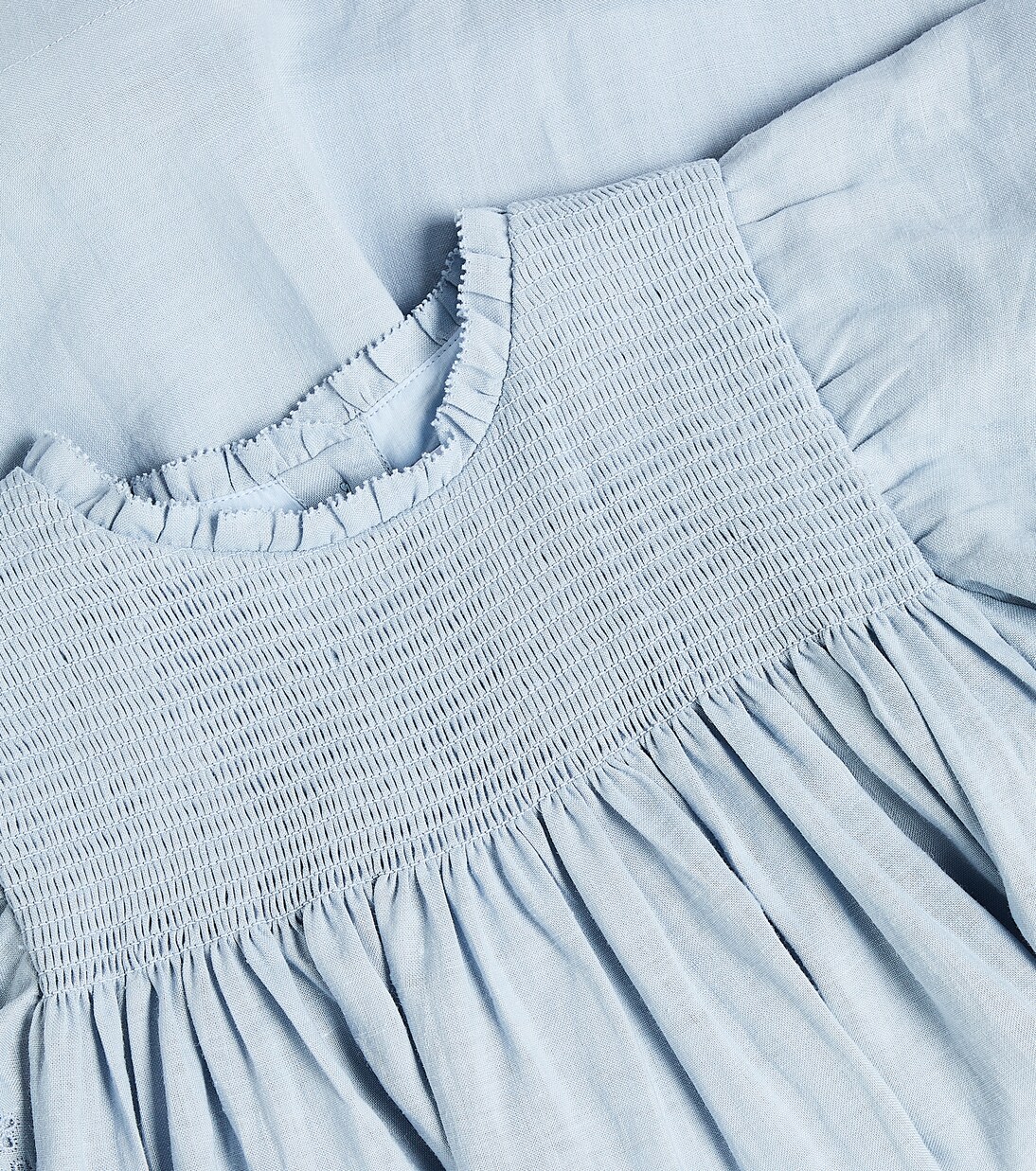 Vanya ruffled ramie dress | C'era Una Volta