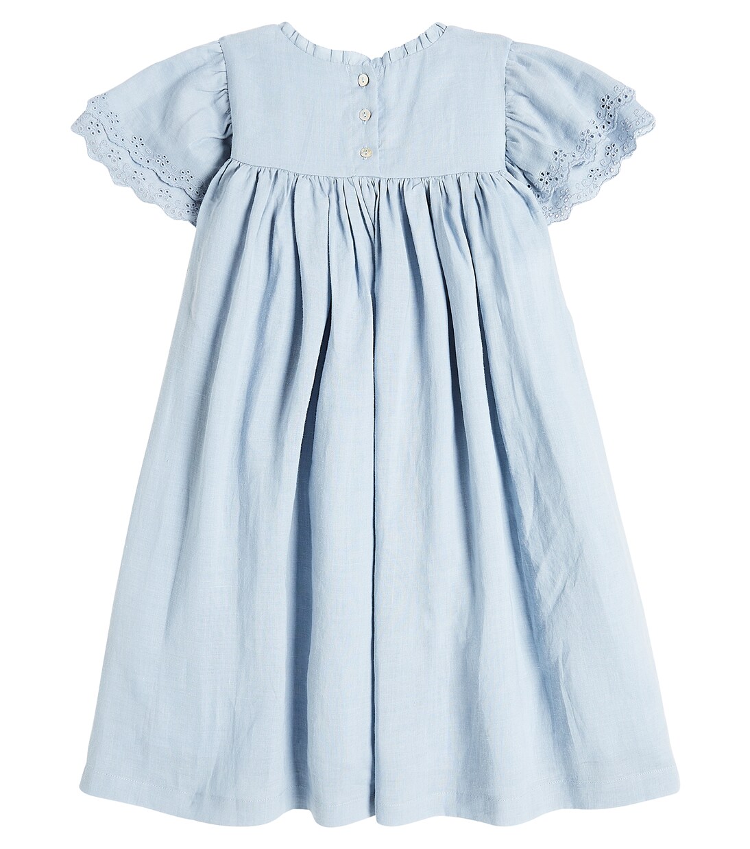 Vanya ruffled ramie dress | C'era Una Volta